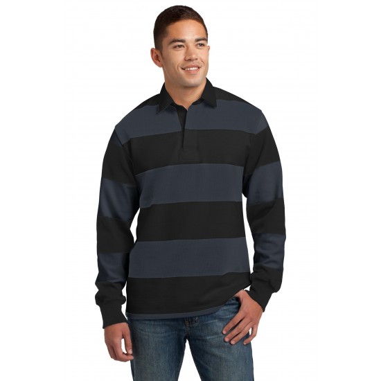 Sport-Tek - Classic Long Sleeve Polo Rugby Shirt - ST301 Polo Rugby Shirt