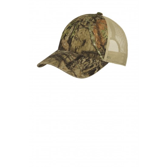 Port Authority Unstructured Camouflage Mesh Back Cap. C929 Port Authority Unstructured Camouflage Mesh Back Cap. C929