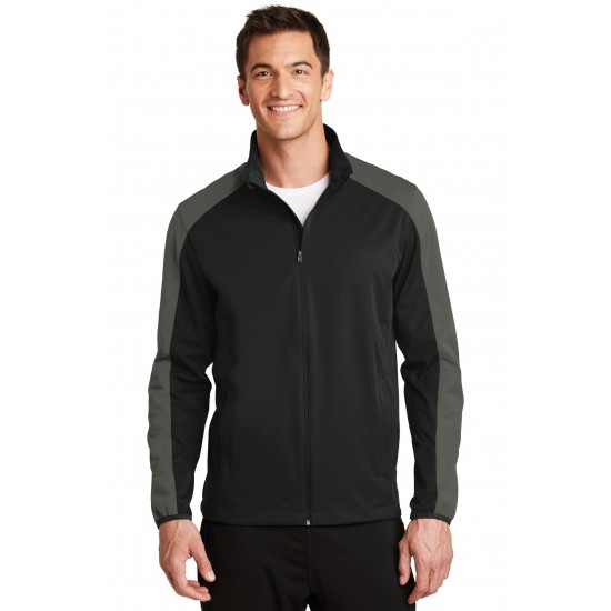 Port Authority Active Colorblock Soft Shell Jacket. J718 Port Authority Active Colorblock Soft Shell Jacket. J718