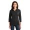 Port Authority  Ladies 3/4-Sleeve Meridian Cotton Blend Polo. L578