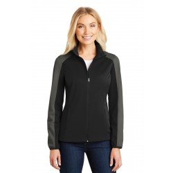 Port Authority  Ladies Active Colorblock Soft Shell Jacket. L718 Port Authority  Ladies Active Colorblock Soft Shell Jacket. L718