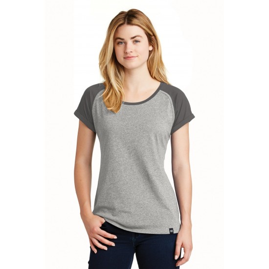 New Era Ladies Heritage Blend Varsity Tee. LNEA107 New Era Ladies Heritage Blend Varsity Tee. LNEA107
