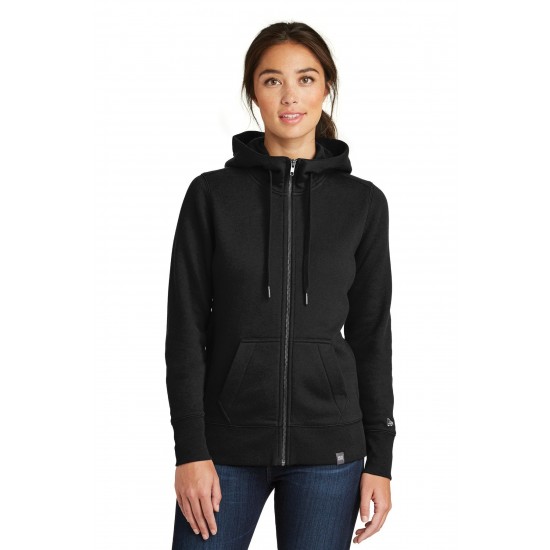 New Era Ladies French Terry Full-Zip Hoodie. LNEA502 New Era Ladies French Terry Full-Zip Hoodie. LNEA502