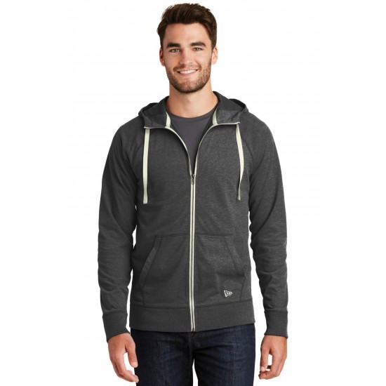 New Era Sueded Cotton Blend Full-Zip Hoodie. NEA122 New Era Sueded Cotton Blend Full-Zip Hoodie. NEA122