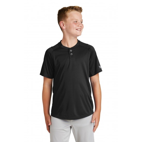 New Era Youth Diamond Era 2-Button Jersey. YNEA221 New Era Youth Diamond Era 2-Button Jersey. YNEA221