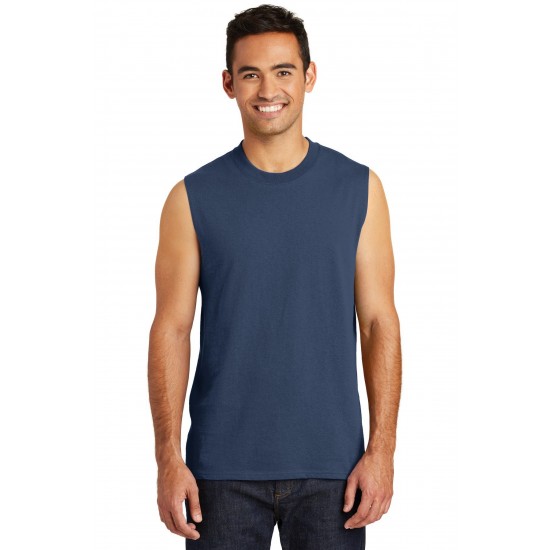 Port & Company Core Cotton Sleeveless Tee. PC54SL Port & Company Core Cotton Sleeveless Tee. PC54SL