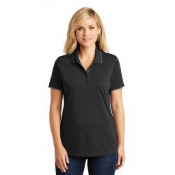 Port Authority  Ladies Dry Zone  UV Micro-Mesh Tipped Polo. LK111