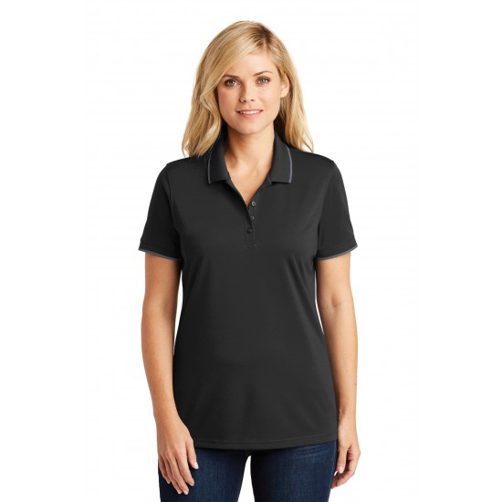 Port Authority Ladies Dry Zone UV Micro-Mesh Tipped Polo. LK111 Port Authority Ladies Dry Zone UV Micro-Mesh Tipped Polo. LK111