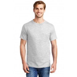 Hanes  Beefy-T  - 100% Cotton T-Shirt with Pocket. 5190