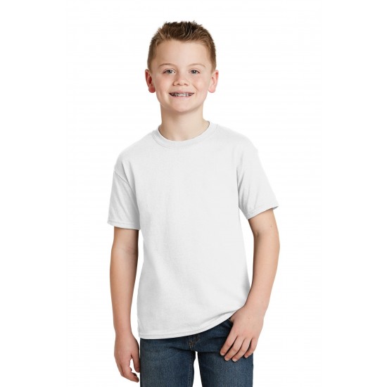 Hanes - Youth EcoSmart 50/50 Cotton/Poly T-Shirt. 5370 Hanes - Youth EcoSmart 50/50 Cotton/Poly T-Shirt. 5370