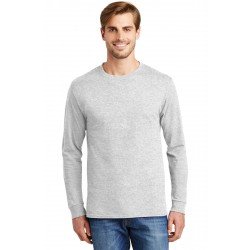 Hanes  - Tagless  100% Cotton Long Sleeve T-Shirt. 5586 Hanes  - Tagless  100% Cotton Long Sleeve T-Shirt. 5586