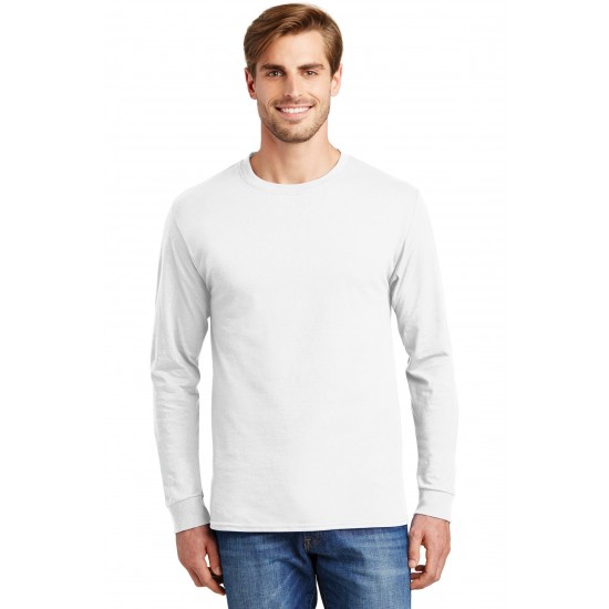 Hanes - Tagless 100% Cotton Long Sleeve T-Shirt. 5586 Hanes - Tagless 100% Cotton Long Sleeve T-Shirt. 5586