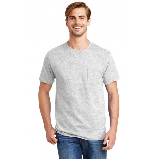 Hanes - Tagless 100% Cotton T-Shirt with Pocket. 5590 Hanes - Tagless 100% Cotton T-Shirt with Pocket. 5590