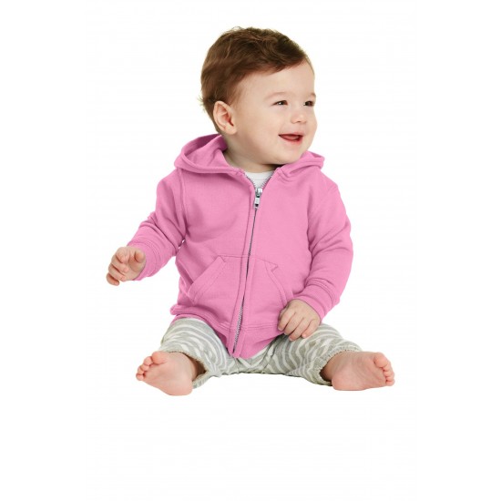 Port & Company Infant Core Fleece Full-Zip Hooded Sweatshirt. CAR78IZH Port & Company Infant Core Fleece Full-Zip Hooded Sweatshirt. CAR78IZH