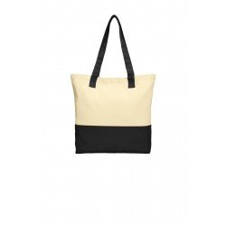 Port Authority Colorblock Cotton Tote. BG414 Port Authority Colorblock Cotton Tote. BG414