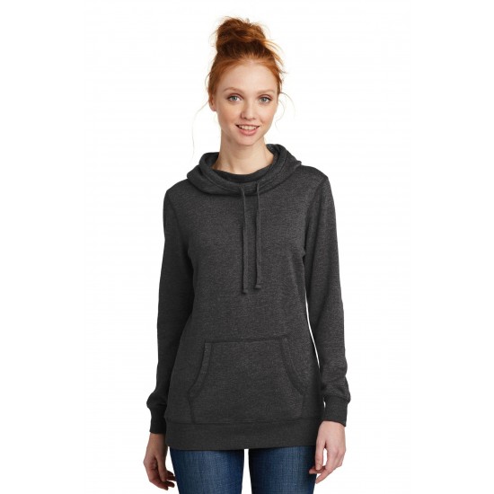 District Women's Lightweight Fleece Hoodie. DM493 District Women's Lightweight Fleece Hoodie. DM493