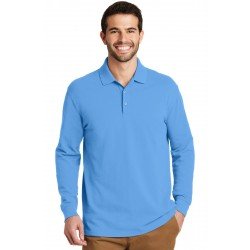Port Authority  EZCotton  Long Sleeve Polo. K8000LS Port Authority  EZCotton  Long Sleeve Polo. K8000LS