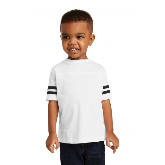 Rabbit Skins & Toddler Football Fine Jersey Tee. RS3037 Rabbit Skins & Toddler Football Fine Jersey Tee. RS3037
