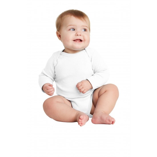 Rabbit Skins & Infant Long Sleeve Baby Rib Bodysuit. RS4411 Rabbit Skins & Infant Long Sleeve Baby Rib Bodysuit. RS4411