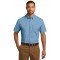 Port Authority  Short Sleeve Carefree Poplin Shirt. W101