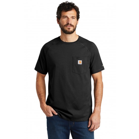 Carhartt Force - Cotton Delmont Short Sleeve T-Shirt With Pocket - CT100410 Short Sleeve T-Shirt With Pocket