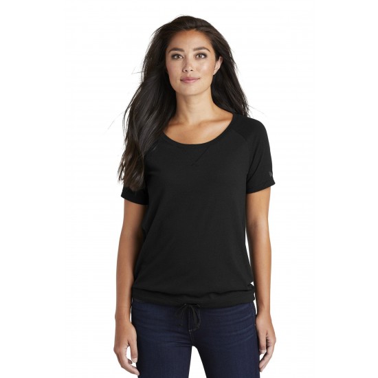 New Era Ladies Tri-Blend Performance Cinch Tee. LNEA133 New Era Ladies Tri-Blend Performance Cinch Tee. LNEA133
