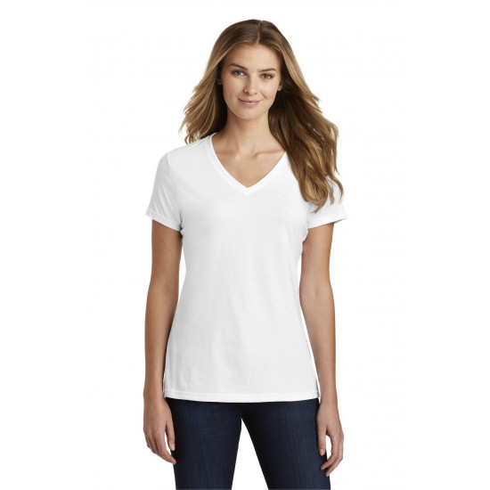 Port & Company Ladies Fan Favorite & Blend V-Neck Tee. LPC455V Port & Company Ladies Fan Favorite & Blend V-Neck Tee. LPC455V