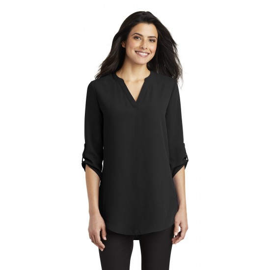 Port Authority Ladies 3/4-Sleeve Tunic Blouse. LW701 Port Authority Ladies 3/4-Sleeve Tunic Blouse. LW701