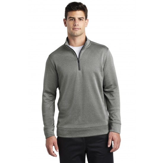 Sport-Tek PosiCharge Sport-Wick Heather Fleece 1/4-Zip Pullover. ST263 Sport-Tek PosiCharge Sport-Wick Heather Fleece 1/4-Zip Pullover. ST263