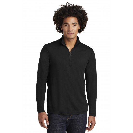 Sport-Tek PosiCharge Tri-Blend Wicking 1/4-Zip Pullover. ST407 Sport-Tek PosiCharge Tri-Blend Wicking 1/4-Zip Pullover. ST407