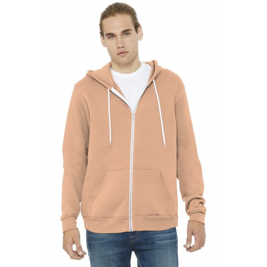 BELLA+CANVAS - Unisex Sponge Fleece Full-Zip Hoodie - BC3739 Fleece Full-Zip Hoodie