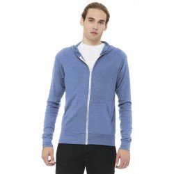 BELLA+CANVAS BC3939 - Unisex Triblend Full-Zip Lightweight Hoodie BELLA+CANVAS BC3939 - Unisex Triblend Full-Zip Lightweight Hoodie