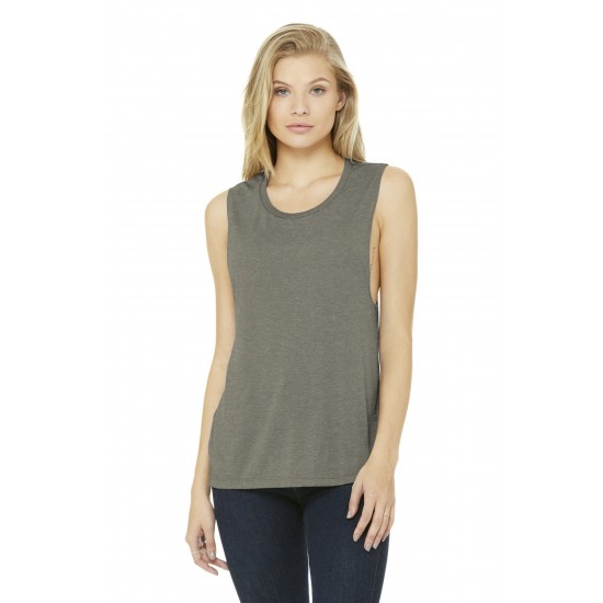BELLA+CANVAS - Women's Flowy Scoop Muscle Tank - BC8803 Scoop Muscle Tank