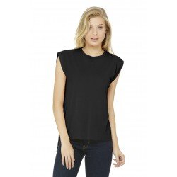 BELLA+CANVAS BC8804 - Women's Flowy Muscle Tee With Rolled Cuffs BELLA+CANVAS BC8804 - Women's Flowy Muscle Tee With Rolled Cuffs