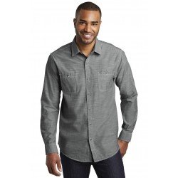 Port Authority  Slub Chambray Shirt. W380 Port Authority  Slub Chambray Shirt. W380