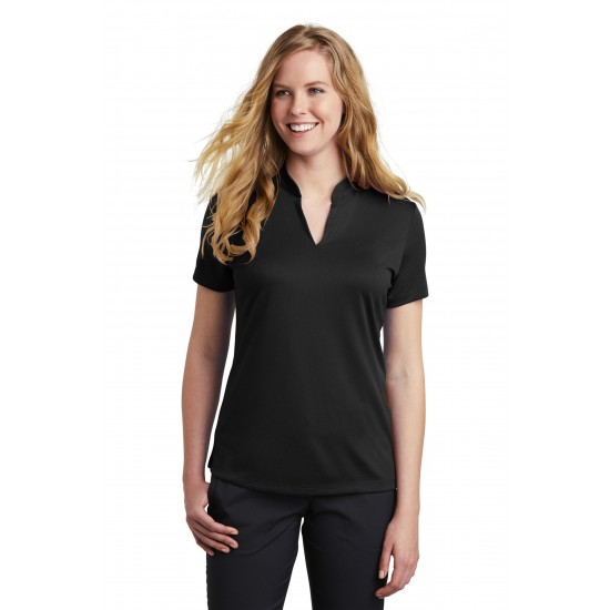 Nike Ladies Dri-FIT Hex Textured V-Neck Top. NKAA1848 Nike Ladies Dri-FIT Hex Textured V-Neck Top. NKAA1848
