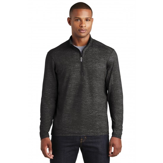 Sport-Tek Sport-Wick Stretch Reflective Heather 1/2-Zip Pullover. ST855 Sport-Tek Sport-Wick Stretch Reflective Heather 1/2-Zip Pullover. ST855