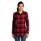 Port Authority  Ladies Plaid Flannel Tunic . LW668