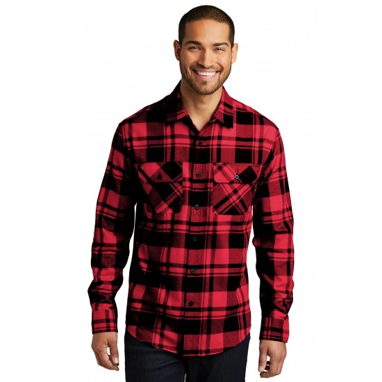 Port Authority Plaid Flannel Shirt. W668 Port Authority Plaid Flannel Shirt. W668