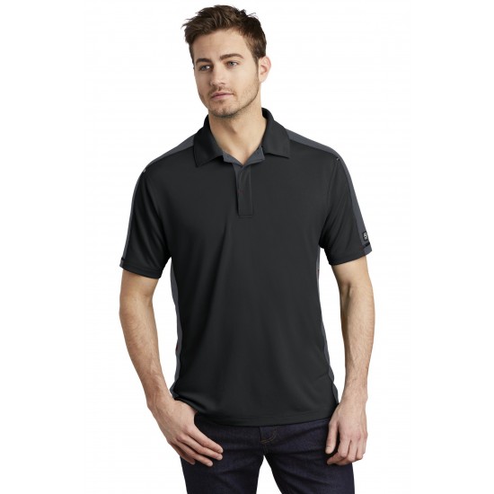 Polo Shirt with Contrast Side Panel