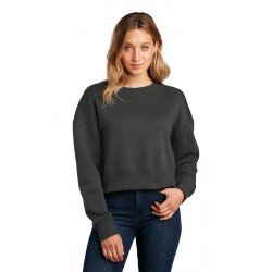 District   Women's Perfect Weight   Fleece Cropped Crew DT1105 District   Women's Perfect Weight   Fleece Cropped Crew DT1105