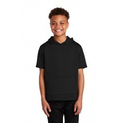 Sport-Tek   Youth Sport-Wick   Fleece Short Sleeve Hooded Pullover. YST251