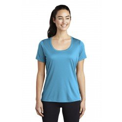 Sport-Tek   Ladies Posi-UV & Pro Scoop Neck Tee. LST420