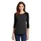 District  Women's Perfect Tri  3/4-Sleeve Raglan. DM136L