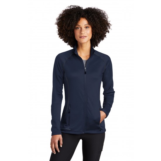 Eddie Bauer Ladies Smooth Fleece Base Layer Full-Zip. EB247 Eddie Bauer Ladies Smooth Fleece Base Layer Full-Zip. EB247