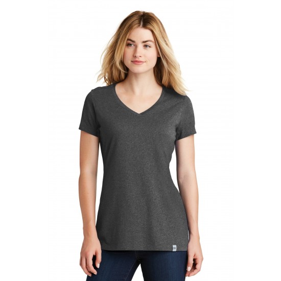 New Era - Ladies Heritage Blend V-Neck Tee - LNEA101 New Era - Ladies Heritage Blend V-Neck Tee - LNEA101