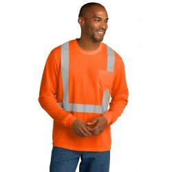CornerStone - ANSI 107 Class 2 Mesh Long Sleeve Safety Tee - CS201