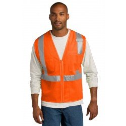 CornerStone - ANSI 107 Class 2 Mesh Hi-Vis Zippered Vest - CSV102 CornerStone - ANSI 107 Class 2 Mesh Hi-Vis Zippered Vest - CSV102