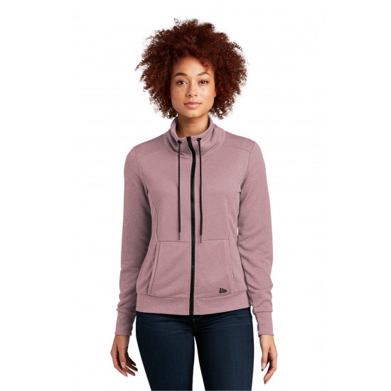 New Era Ladies Performance Terry Full-Zip Cowl LNEA530 New Era Ladies Performance Terry Full-Zip Cowl LNEA530