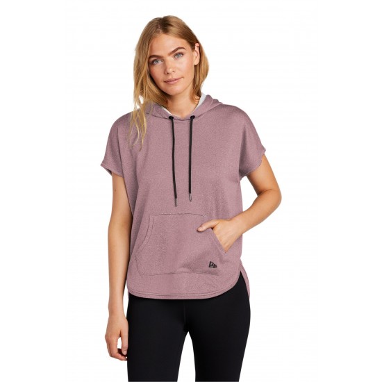 New Era Ladies Performance Terry Short Sleeve Hoodie LNEA533 New Era Ladies Performance Terry Short Sleeve Hoodie LNEA533